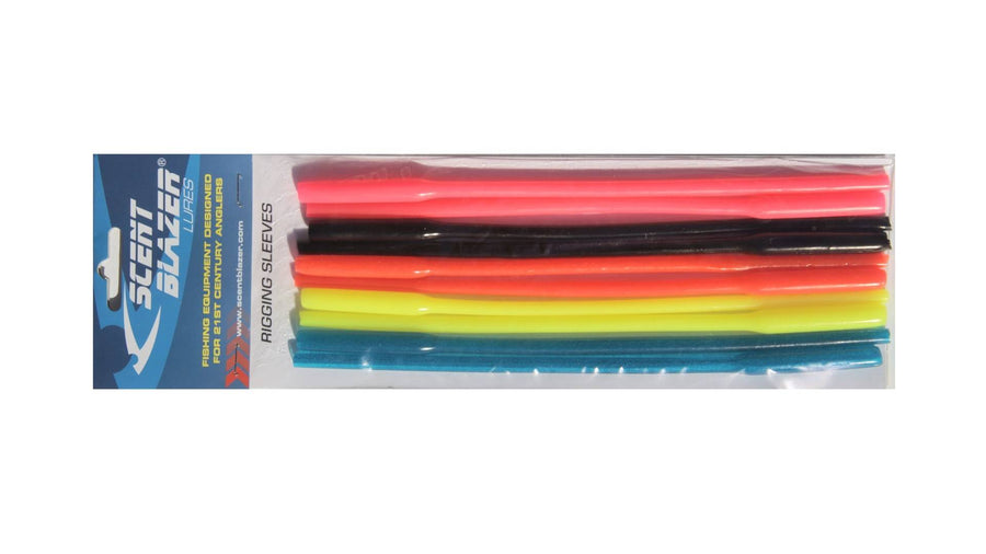 10 pack Rainbow rigging sleves.