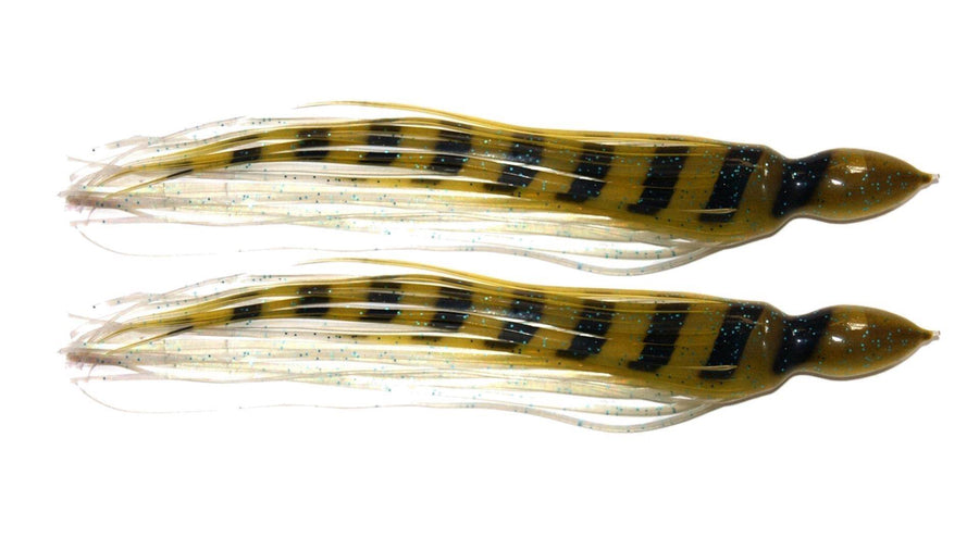 Yellow Scad Foil Trolling Skirts 8