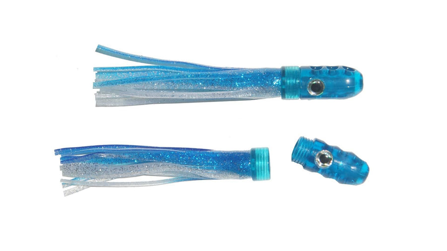 Atom trolling lure blue with silver belly 4½ inch 11cm long.