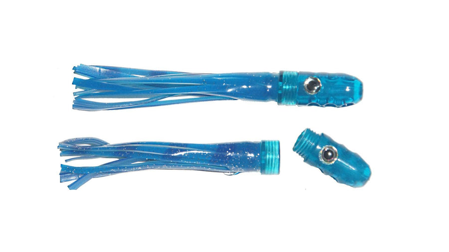 Blue Atom trolling lure 4½ inch 11cm long with scent chamber.