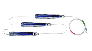 Chain Skipjack Tuna Skirted Bullet Trolling Lures.