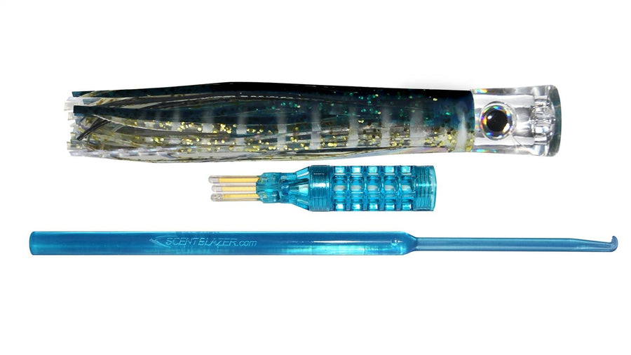 Yellowfin Tuna trolling lure 6 inch nano chugger head.