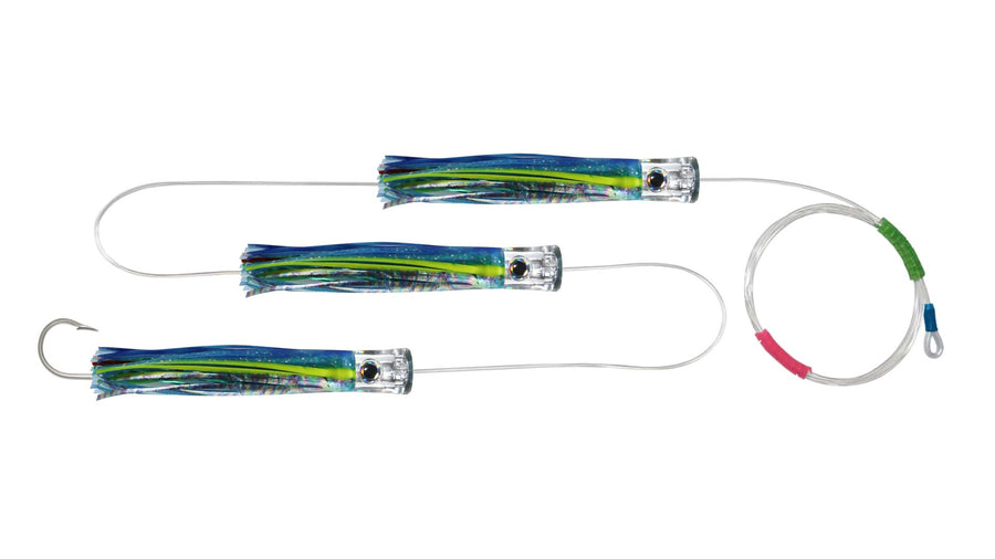 Chain Blue Luminator Skirted Chugger Trolling Lure.
