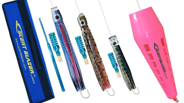 Starter game fishing lure pack rigged and ready to use.