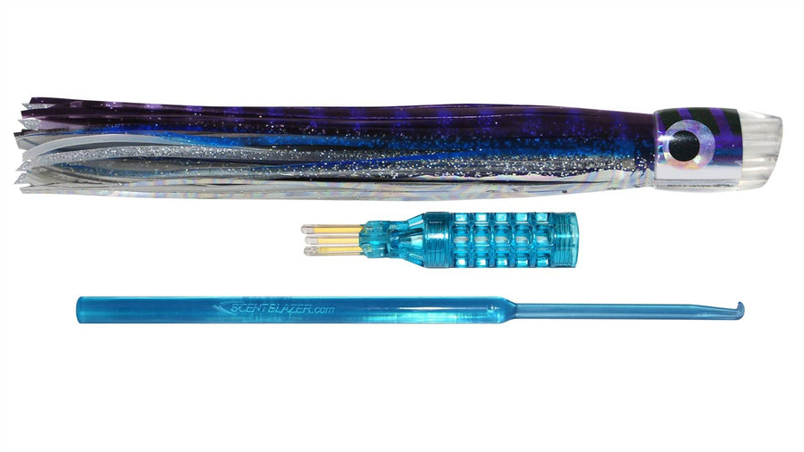 Small Slant Trolling Lure Skipjack Tuna Skirted 9½
